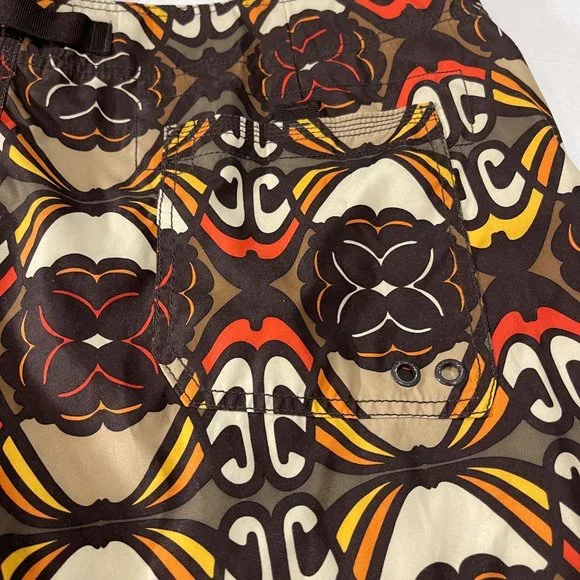 Old Navy Men's Brown Multi Board Short Swim XXL NWT